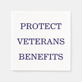 Servilleta De Papel Protect Veterans Benefits Political 
