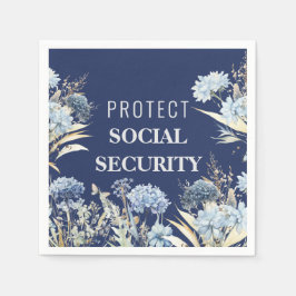 Servilleta De Papel Proteger elegantemente la seguridad social contra