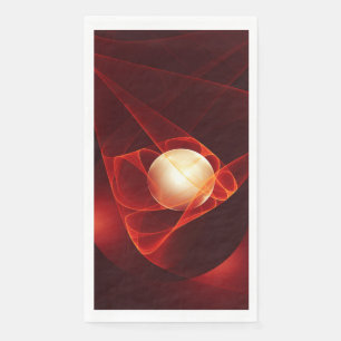 Servilleta De Papel Protegerte, arte contemporáneo abstracto rojo frac