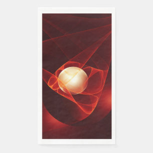 Servilleta De Papel Protegerte, arte contemporáneo abstracto rojo frac