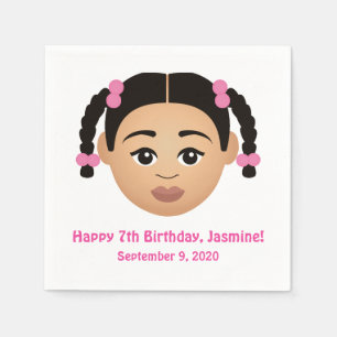 Servilleta De Papel #Proud2BNaturalMe Elige-Mi-Complexión Cumpleaños