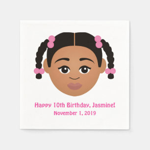 Servilleta De Papel #Proud2BNaturalMe Elige-Mi-Complexión Cumpleaños