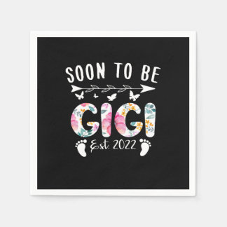 Servilleta De Papel Próximamente Gigi Est 2022 Nueva Abuela Floral
