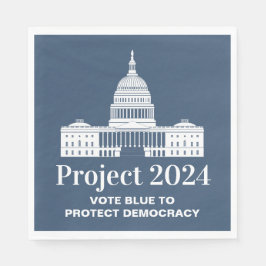 Servilleta De Papel Proyecto 2024 Votación por la democracia