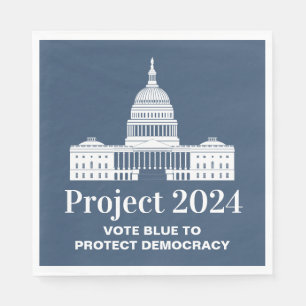 Servilleta De Papel Proyecto 2024 Votación por la democracia
