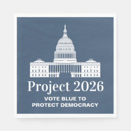Servilleta De Papel Proyecto 2026 Vota por la Democracia