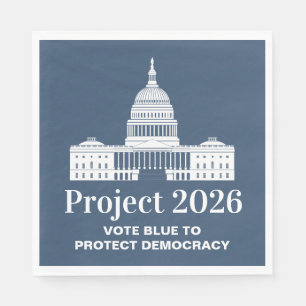 Servilleta De Papel Proyecto 2026 Vota por la Democracia