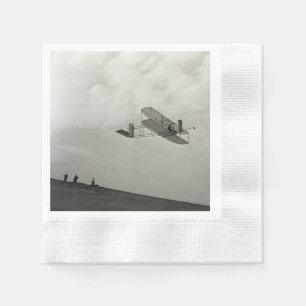 Servilleta De Papel Prueba de vuelo sin motor de aviación hermanos Wri