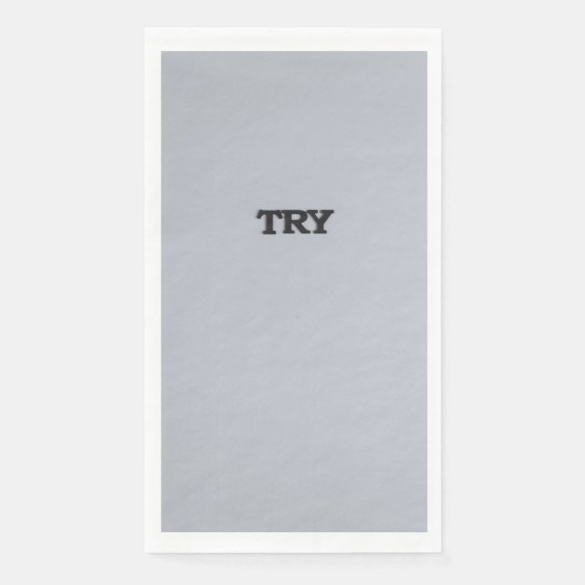 Servilleta De Papel Prueba La Toalla De Cocina Gris (Anverso)