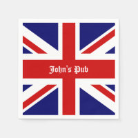 Pub británico personalizado Union Jack