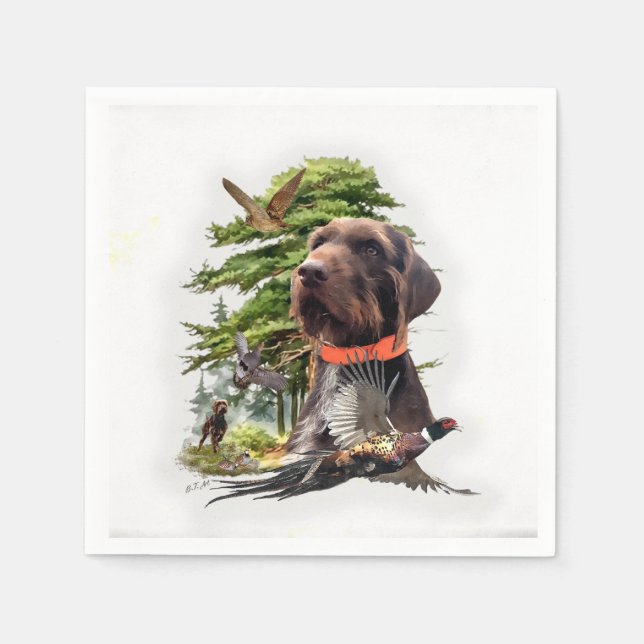 Servilleta De Papel Pudelpointers (Anverso)