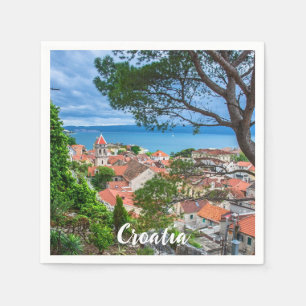 Servilleta De Papel Pueblo croata de Omis