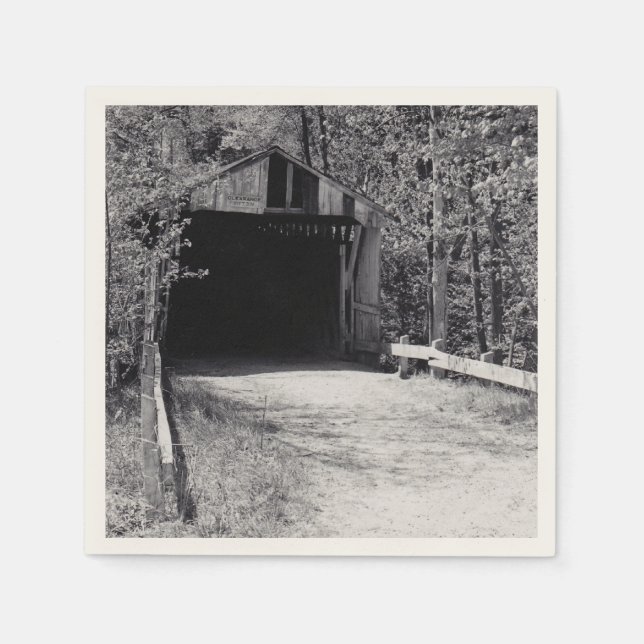 Servilleta De Papel Puente cubierto (Anverso)