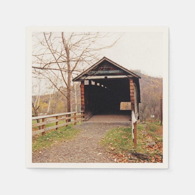 Servilleta De Papel Puente cubierto (Anverso)