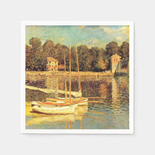 Servilleta De Papel Puente de Argenteuil Claude Monet