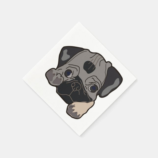 SERVILLETA DE PAPEL PUENTE DE PUG (Borde)