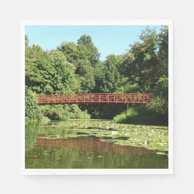 Servilleta De Papel Puente en el lago Centennial en la ciudad de Ellic (Anverso)