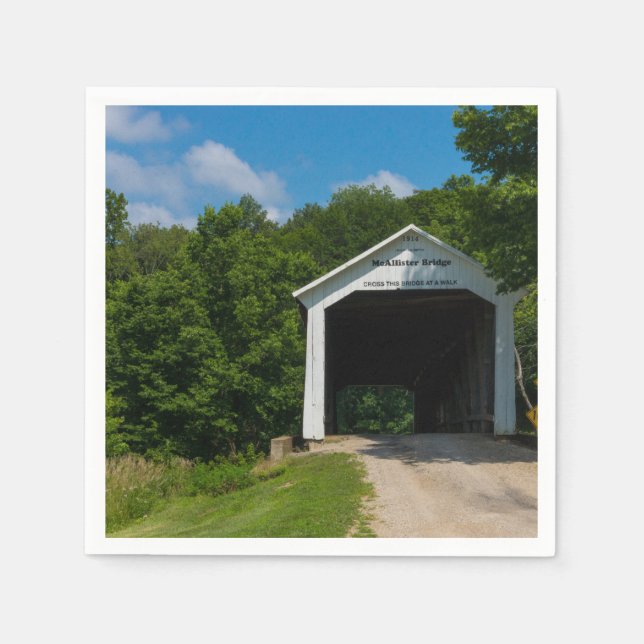 Servilleta De Papel Puente McAllister (Anverso)