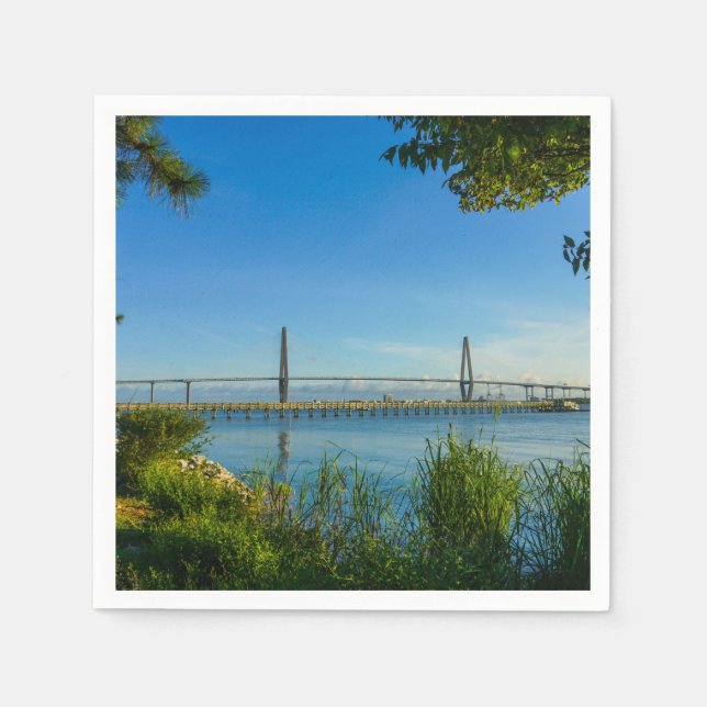 Servilleta De Papel Puente Scenic Arthur Ravenel (Anverso)