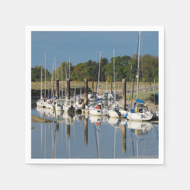 Servilleta De Papel Puerto Hourdel en Cayeux sur Mer (Anverso)