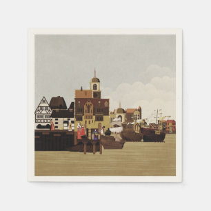 Servilleta De Papel Puerto Medieval