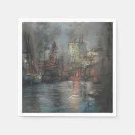 Servilleta De Papel Puerto ocupado (por Glenn Cooper Henshaw)