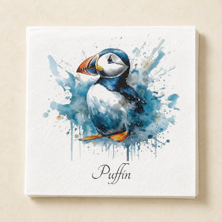 Servilleta De Papel Puffin Splash, personalizado
