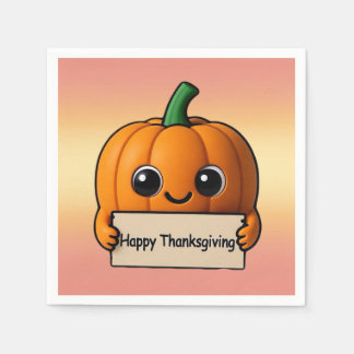 Servilleta De Papel Pumpkin Pal Thankgiving Napkin 