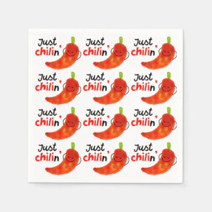 Servilleta De Papel Pun de pimienta chile positivo - Solo Chilin