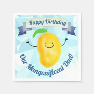 Servilleta De Papel Pun Mango Positivo - Papá Mangonificante Cumpleaño