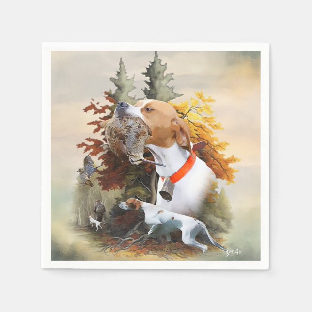 Servilleta De Papel Puntero en inglés (Anverso)