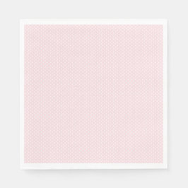 Servilleta De Papel Punto mini polka rosa pálido y blanco