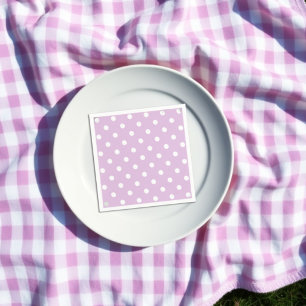 Servilleta De Papel Punto Morado de Lunares