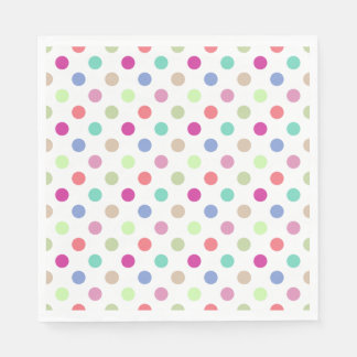 Servilleta De Papel Punto Pastel Polka