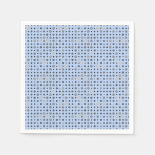 Servilleta De Papel Punto Polka 01.Gris Lblue BG