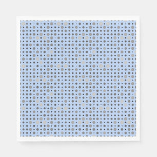 Servilleta De Papel Punto Polka 01.Gris Lblue BG