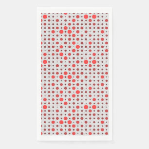 Servilleta De Papel Punto Polka 01A.BG Rojo offwhite