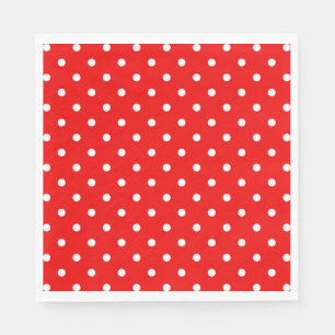 Servilleta De Papel Punto polo rojo