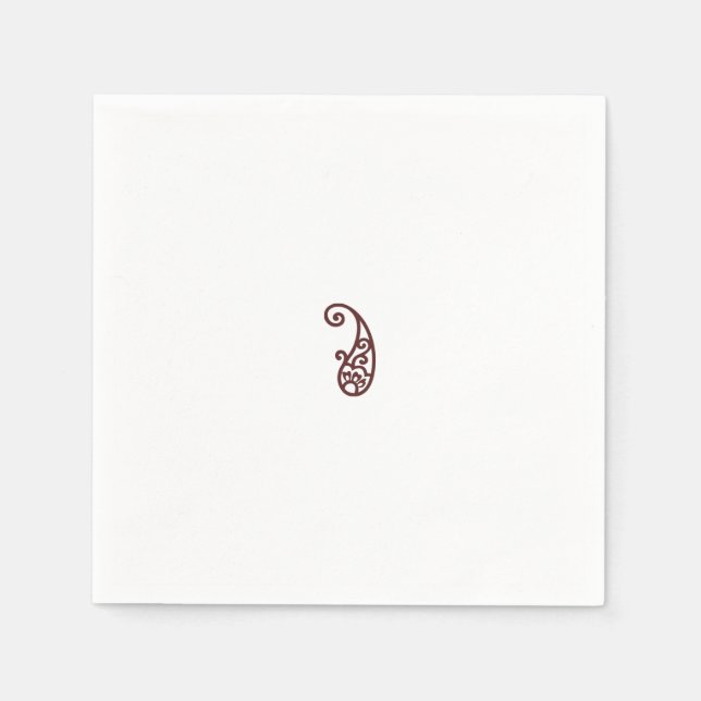 Servilleta De Papel Punto rojo (Anverso)