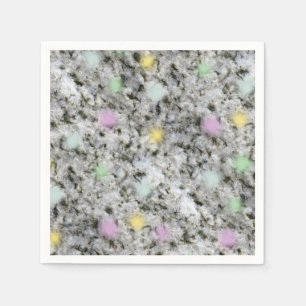 Servilleta De Papel Puntos blancos suaves del pastel del granito