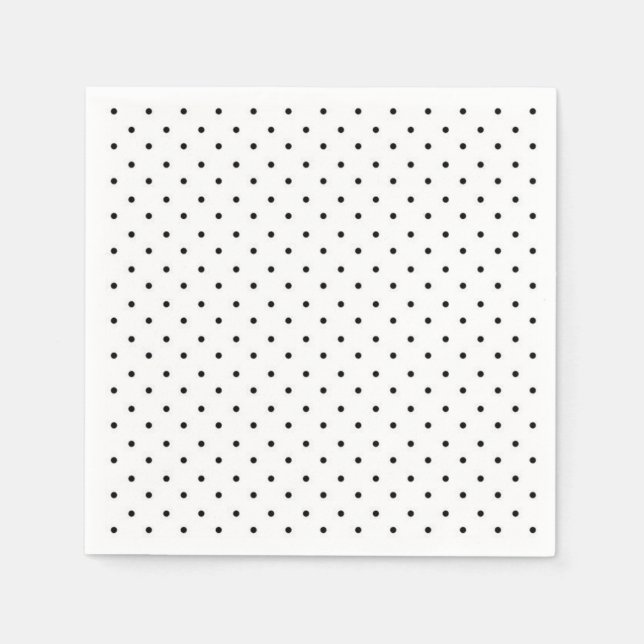 Servilleta De Papel Puntos de Polka (Anverso)
