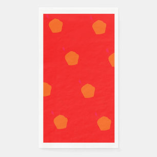 Servilleta De Papel Puntos de polka cálidos y sombreados Papel