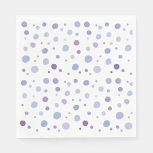 Servilleta De Papel puntos de polka pintados a mano