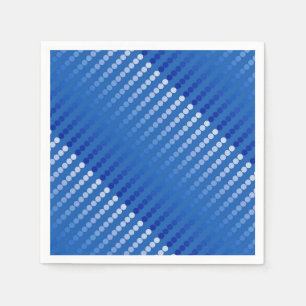 Servilleta De Papel Puntos satinados - tonos azules de acero