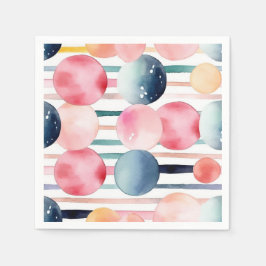 Servilleta De Papel Puntos y bandas 10