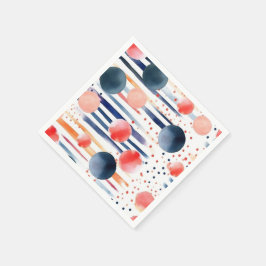 Servilleta De Papel Puntos y franjas 5