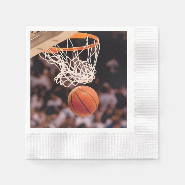 Servilleta De Papel Puntuación del baloncesto (Anverso)