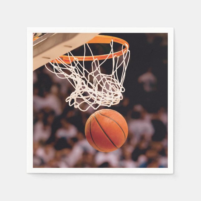 Servilleta De Papel Puntuación del baloncesto (Anverso)