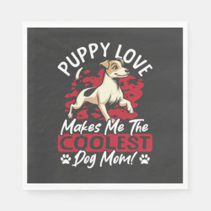 Servilleta De Papel Puppy Love la mamá de perro más genial! Mi mamá es
