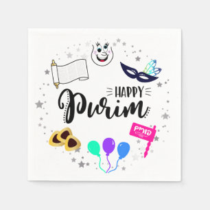 Servilleta De Papel Purim feliz